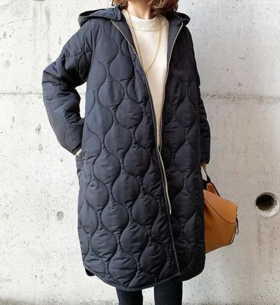 Veste Matelassée à Capuche d’Hiver pour Femme - Image 4