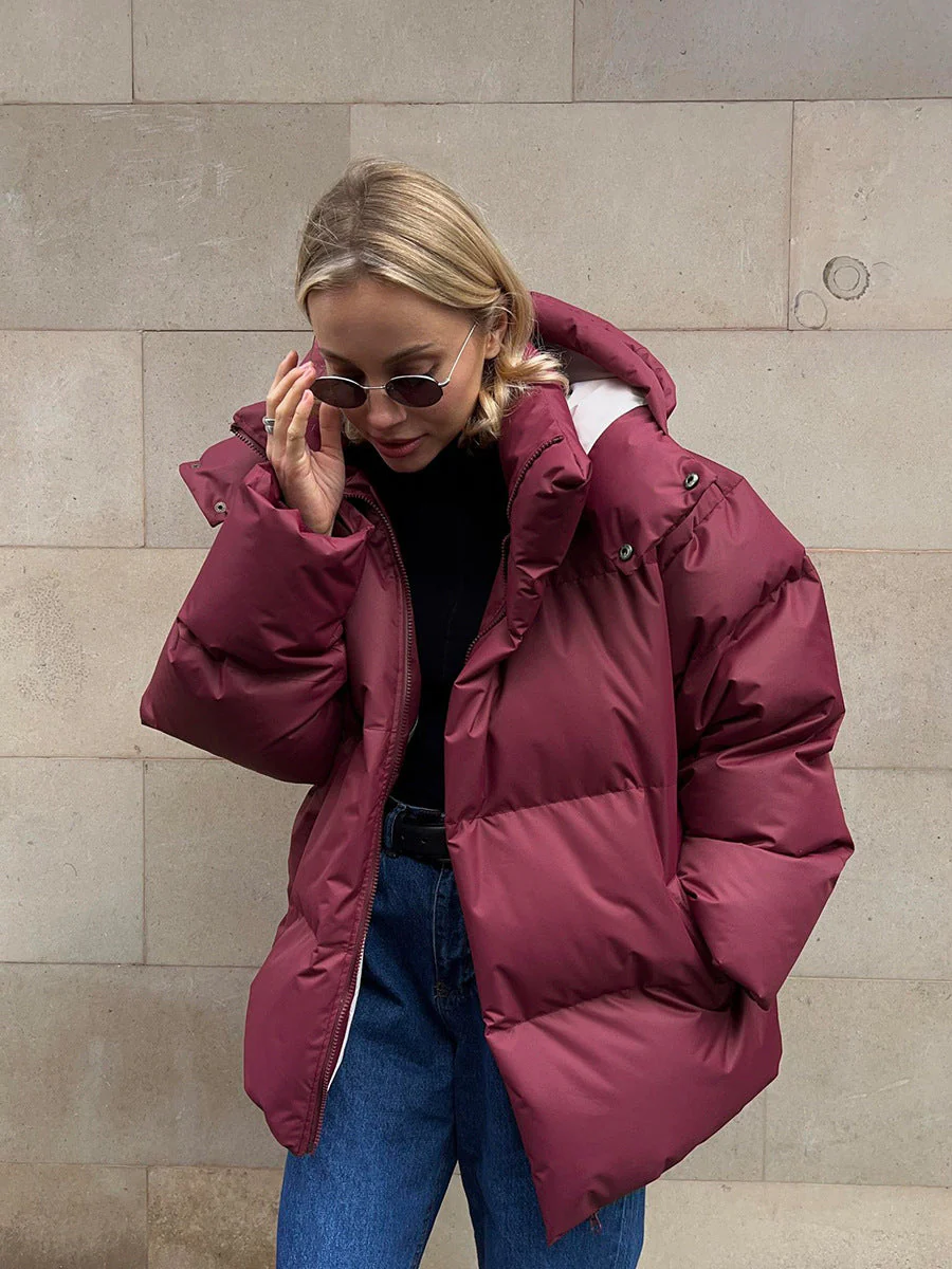 Veste Matelassée à Capuche pour Femme – Manteau Hiver Élégant et Confortable - Image 5
