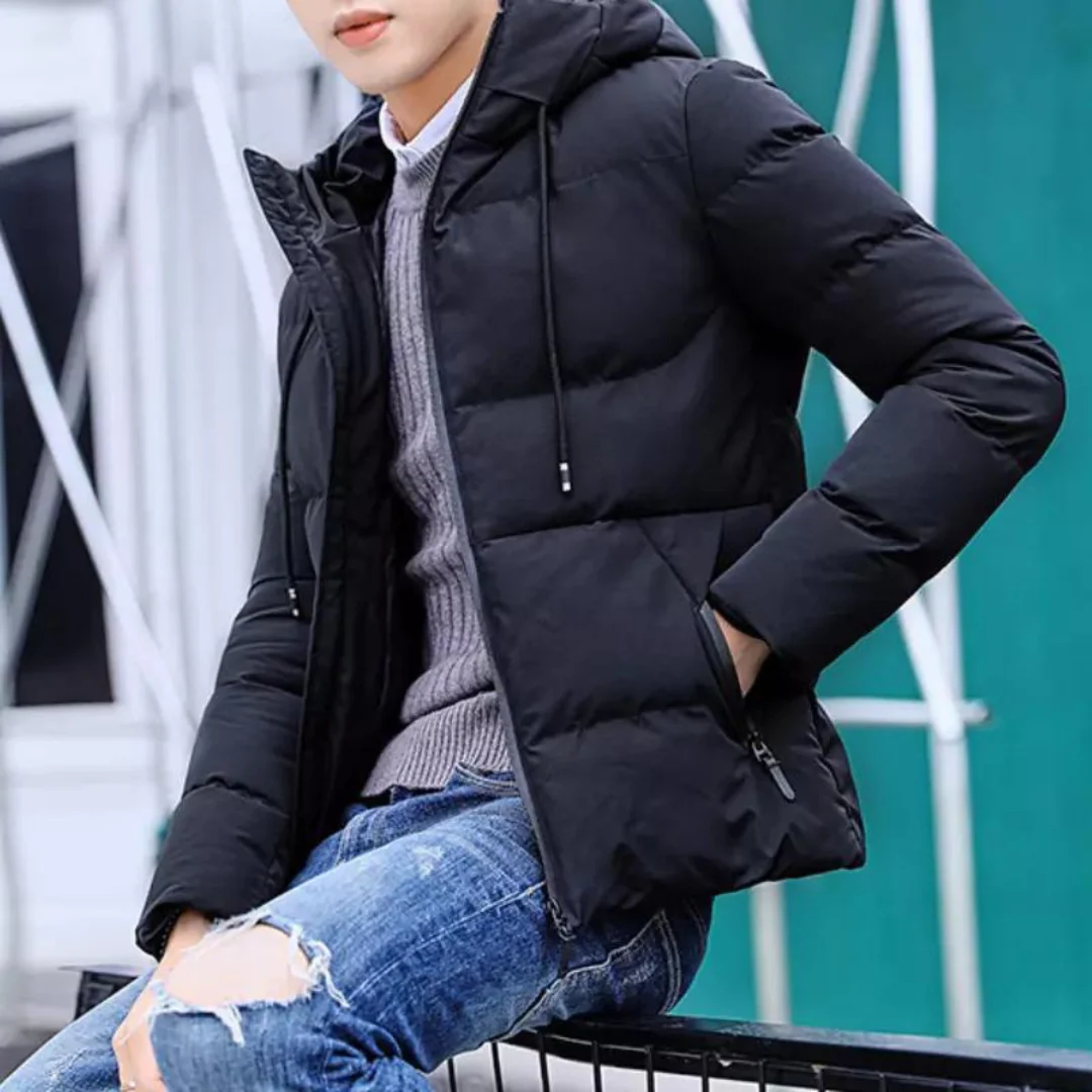 Veste Matelassée à Capuche pour Homme – Extérieur Hiver Durable et Chaud - Image 12