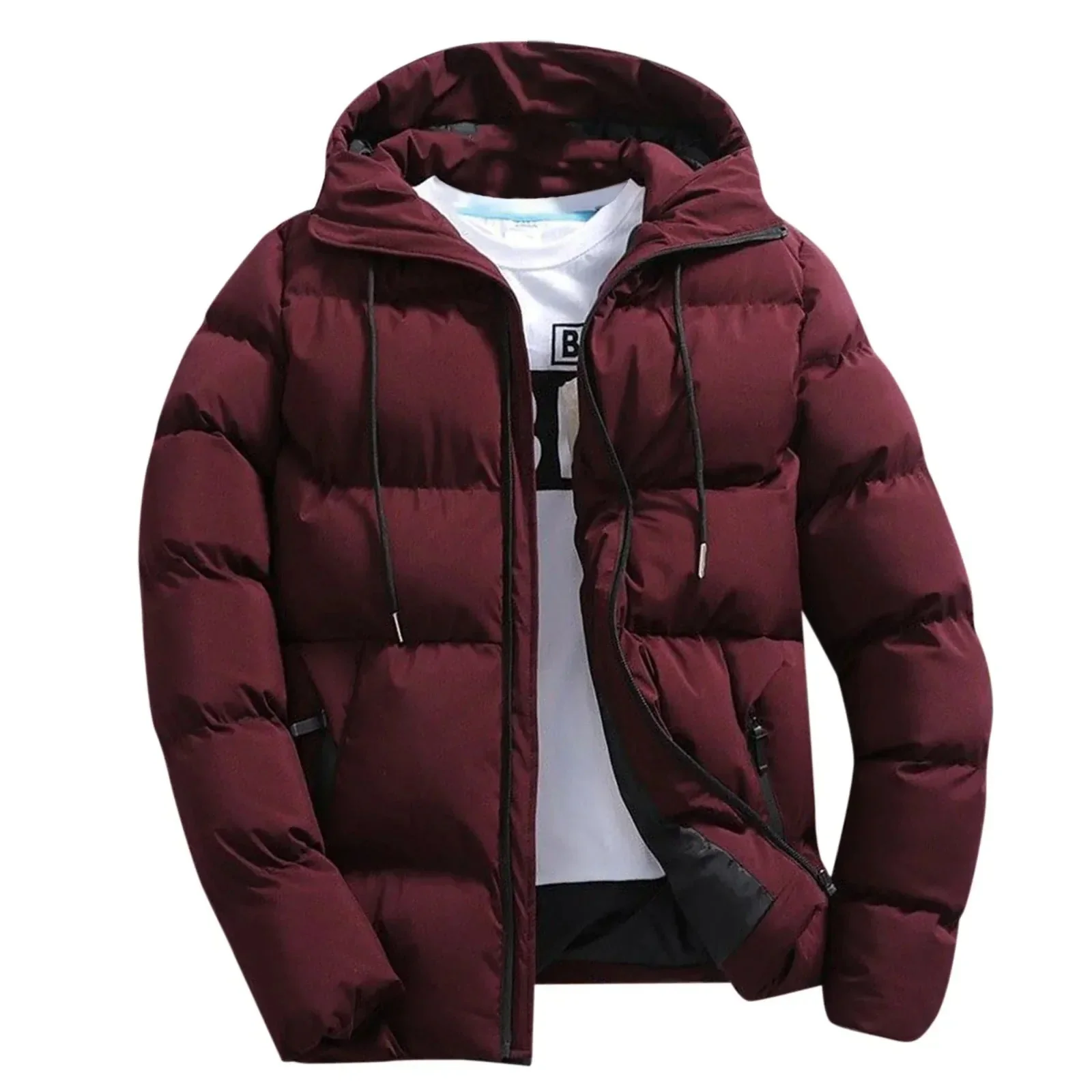 Veste Matelassée à Capuche pour Homme – Extérieur Hiver Durable et Chaud - Image 5