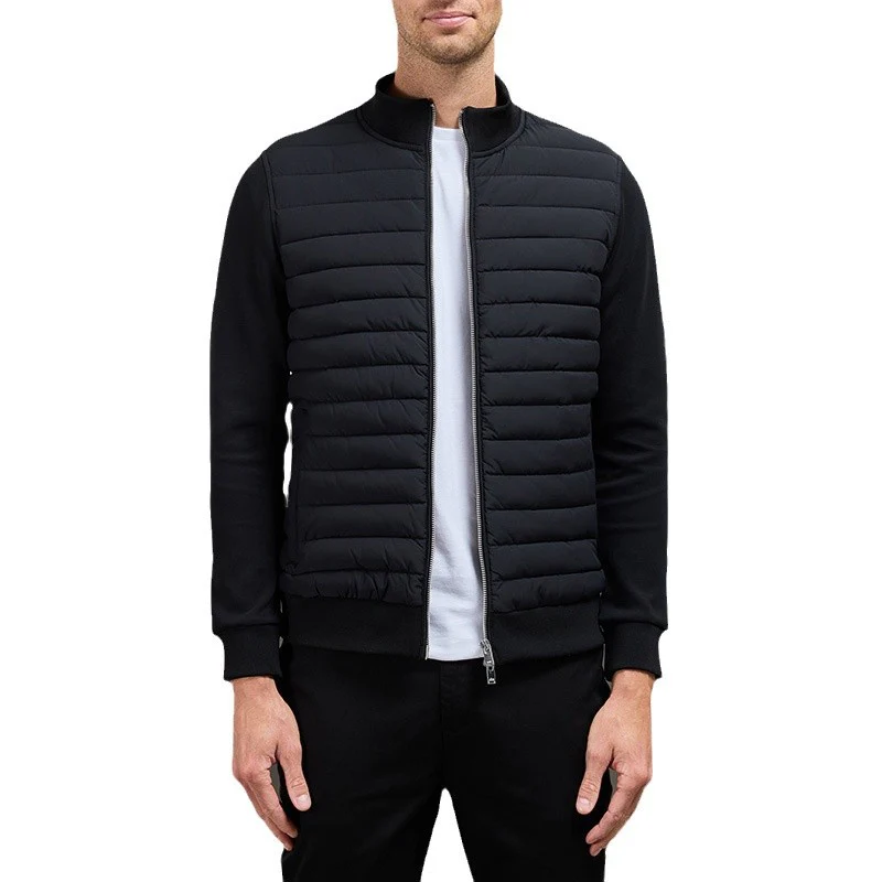 Veste matelassée légère à col montant pour homme – Vêtements d'extérieur d'hiver élégants - Image 8