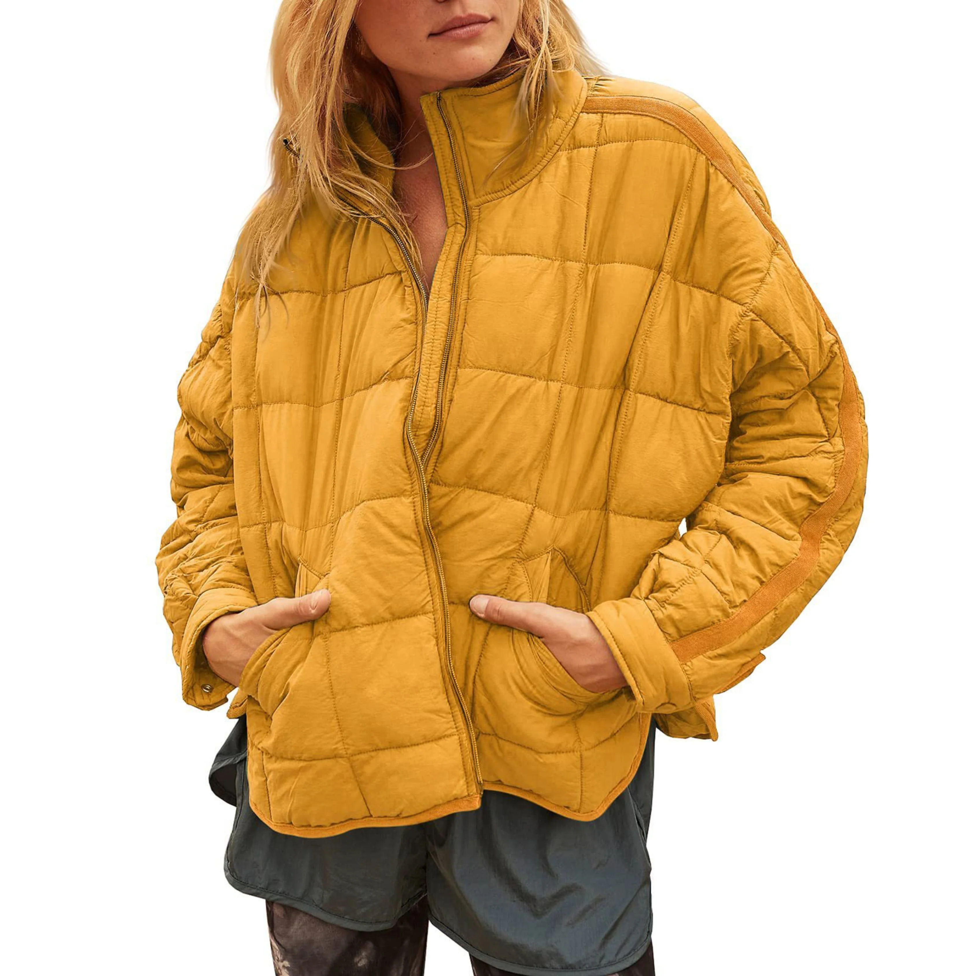 Veste matelassée légère zippée pour femme - Image 4