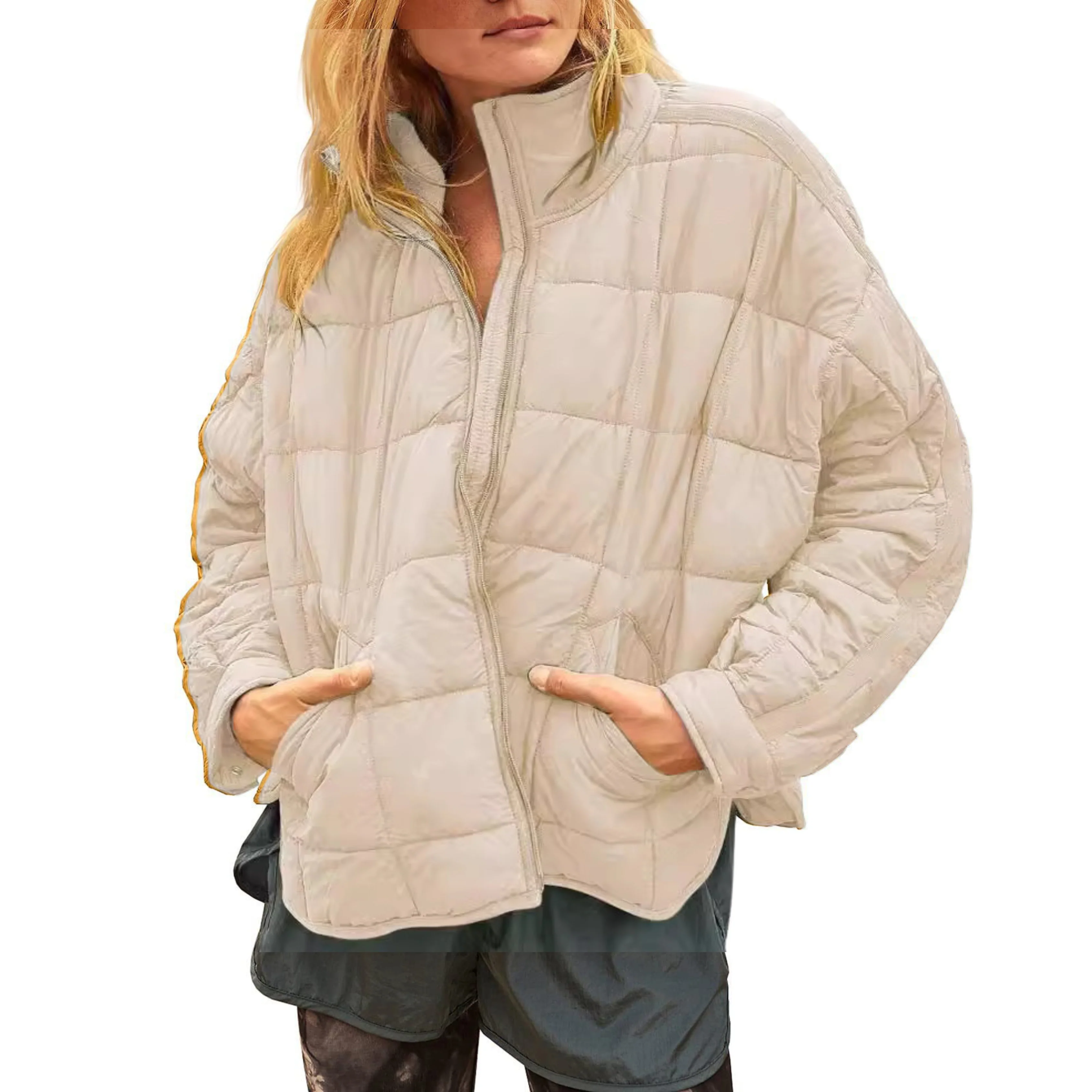 Veste matelassée légère zippée pour femme - Image 7