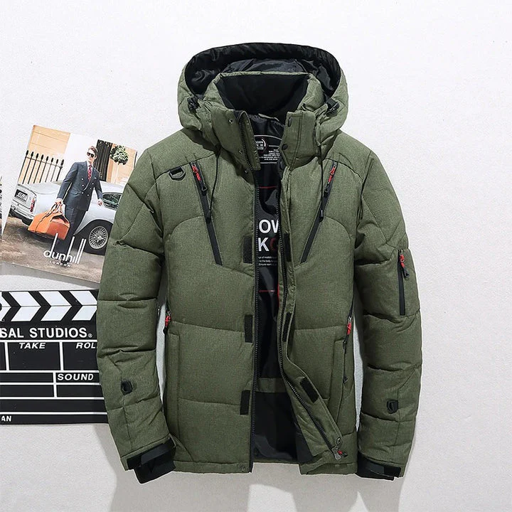 Veste Matelassée Premium pour Homme – Manteau d’Hiver à Col Montant Élégant - Image 5