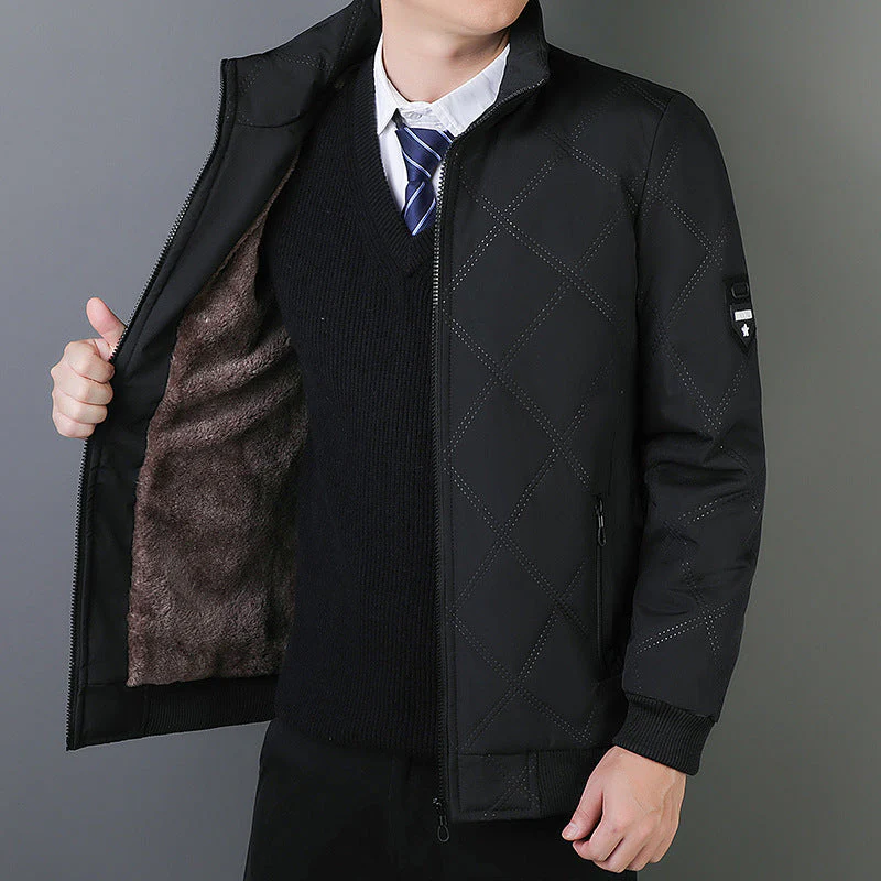 Veste matelassée zippée confortable pour homme – Coupe régulière - Image 3