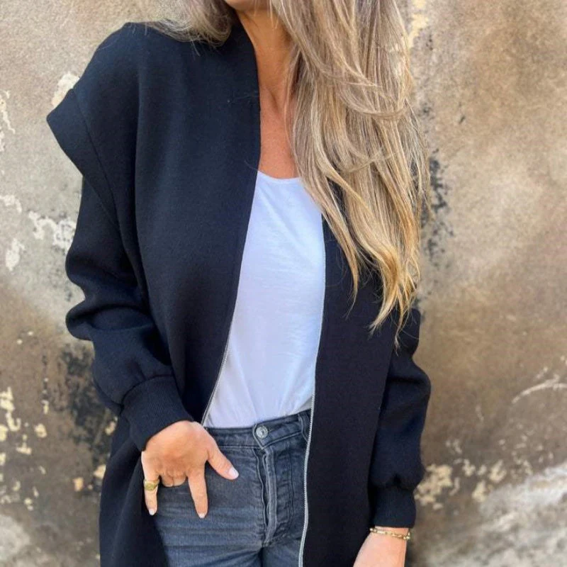 Veste Oversize en Polaire pour Femme – Pull Zippé Ample et Décontracté - Image 3