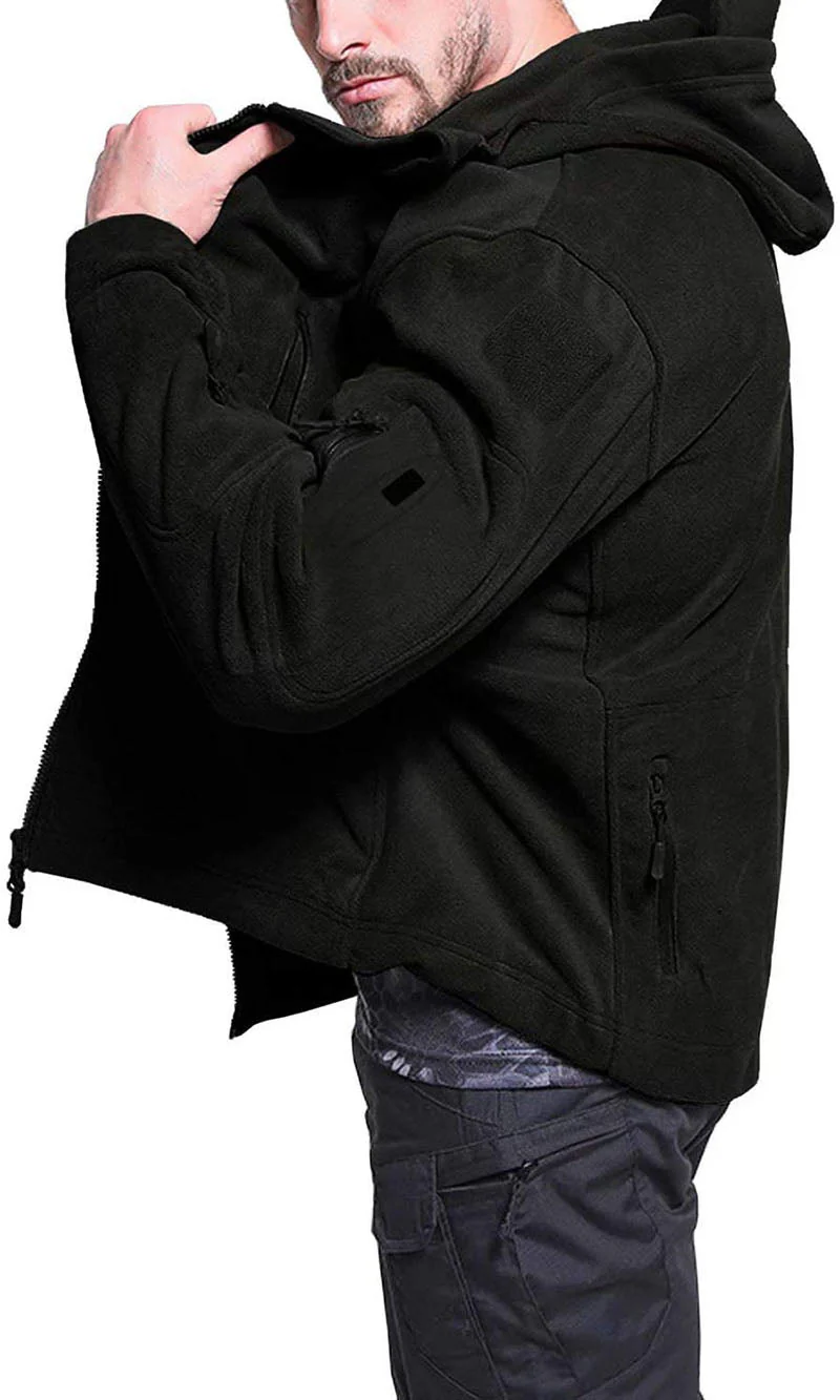Veste Polaire Homme Coupe-Vent – Extérieur Zippé Confortable - Image 2