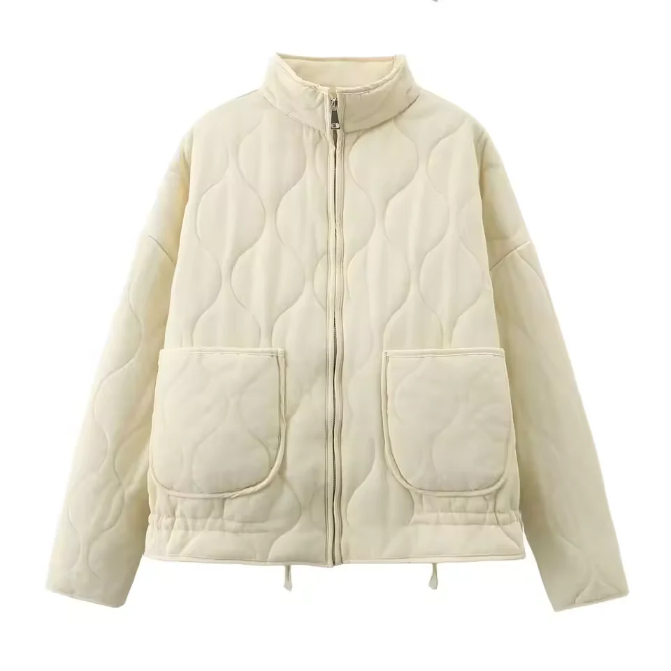 Veste quotidienne pour femme avec détails de poche