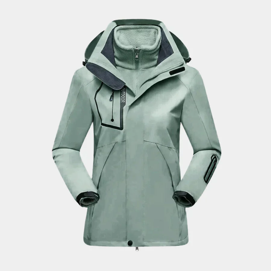 Veste Ski Femme Imperméable – Manteau Hiver Snowboard Coupe Sport - Image 3