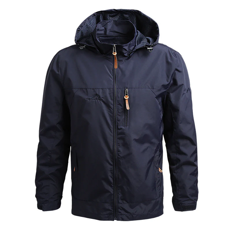 Veste tactique zippée imperméable et élégante pour homme – Style militaire - Image 5