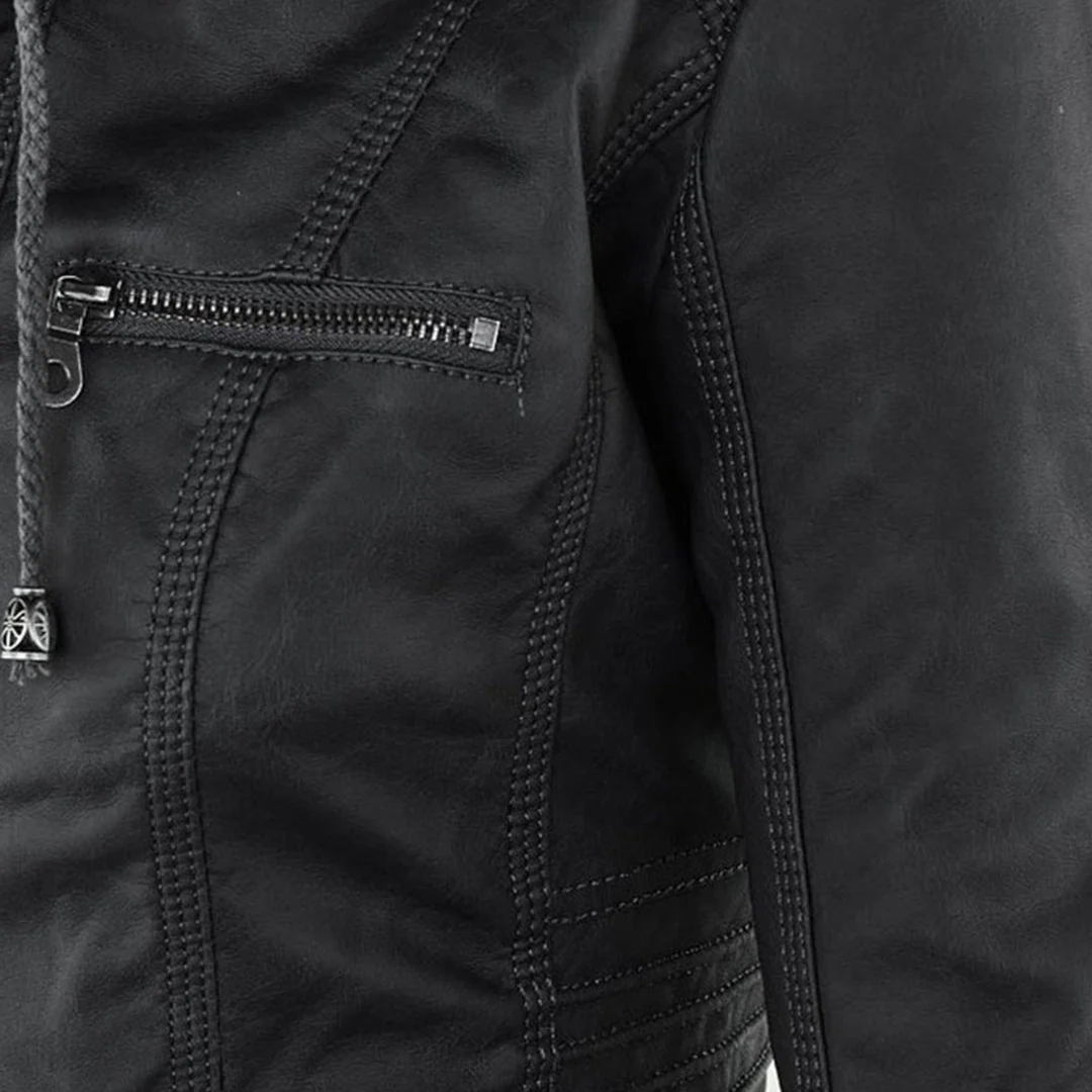 Veste Zippée Imperméable pour Femme avec Capuche – Manteau Léger Stylé et Résistant à la Pluie - Image 13