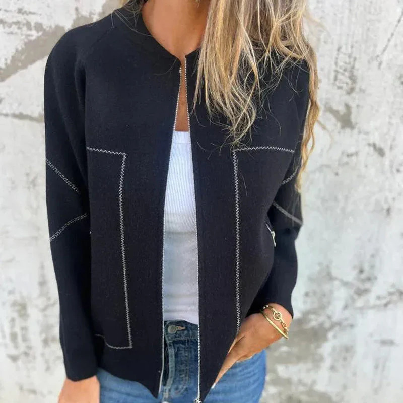 Veste Zippée Premium pour Femme – Vêtement d’Extérieur Léger et Confortable