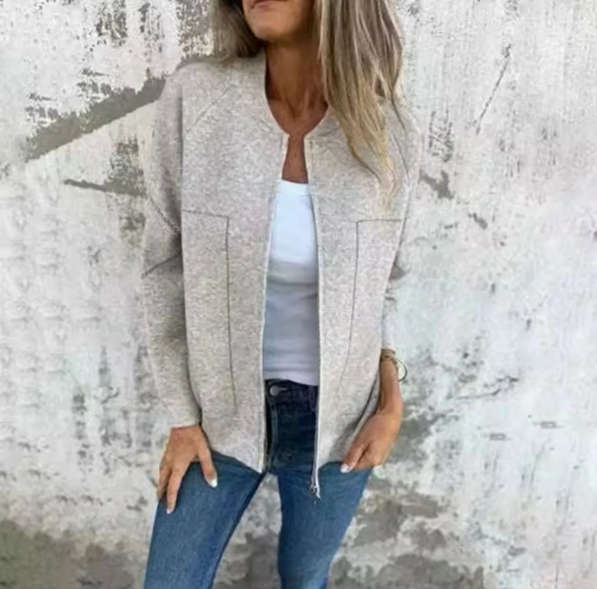 Veste Zippée Premium pour Femme – Vêtement d’Extérieur Léger et Confortable - Image 2